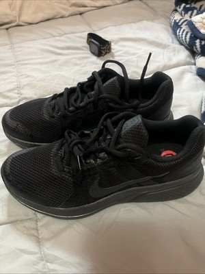 Mens Size-8 Nike Run Swift 2 Black Dark Smoke Grey