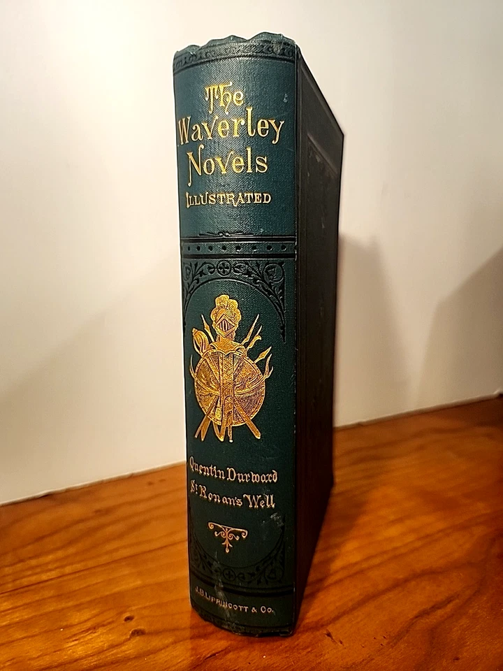 1877 "Waverley Novels" by Sir Walter Scott, Volume VIII, J.B. Lippincott & Co. - Image 2 of 4