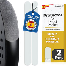 Transparent Padel Racket Protector - Pack of 2 - Rough & Lightweight Padel Racqu