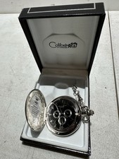 Colibri Engraved BSH Swiss Quartz Pocket Watch