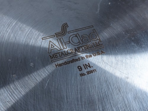 All Clad 9” Stainless Steel Skillet Metal Crafters Made in USA Free Shipping - Picture 6 of 6