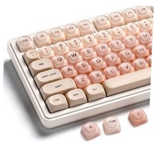 PBT Keycaps, XVX Pink Jelly Foundation HOA Profile, Flesh Pink-  ONLY KEYCPAS  