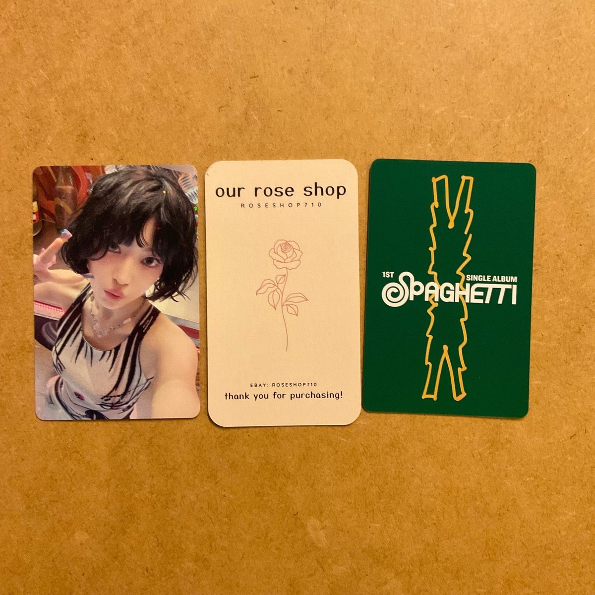 LE SSERAFIM Spaghetti 1st Single Album Weverse JP Holo Official