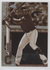 2020 Topps Chrome Sepia Refractor Yu Chang #173 0b3
