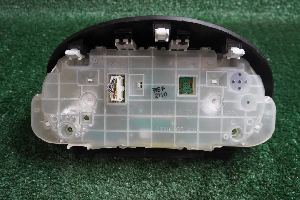 Mazda 2010 2011 2012 5 velocímetros calibre clúster OEM BBM655430 kilometraje sin circular Foto 3 de 3