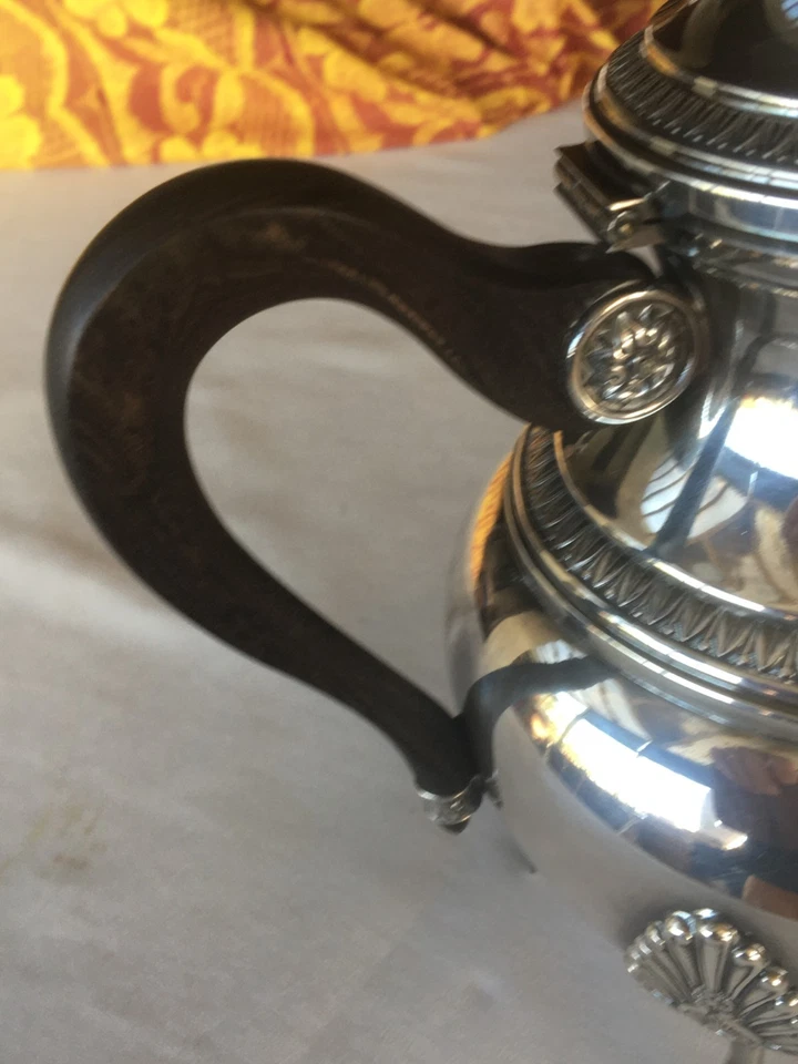 service à café et à Thé métal argenté EMPIRE BOULENGER - Photo 4/4