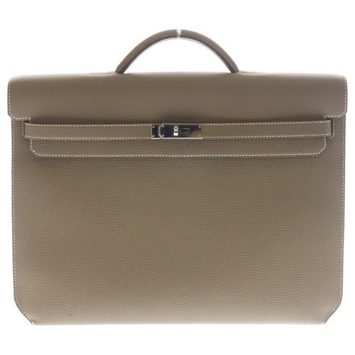 Hermes Kelly Depeche 36 Etup Togo Leather Hand Business Bag Silver Hardware Used