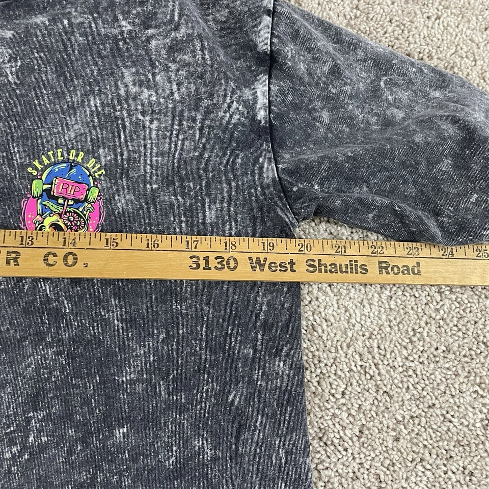 Camisa Skate Or Die Para Hombre S Mujer’s M Monopatín Lavado Ácido Patinador Grunge T559 Foto 4 de 4