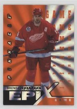 1997-98 Pinnacle Epix Orange Game Brendan Shanahan #E16 HOF 05u8