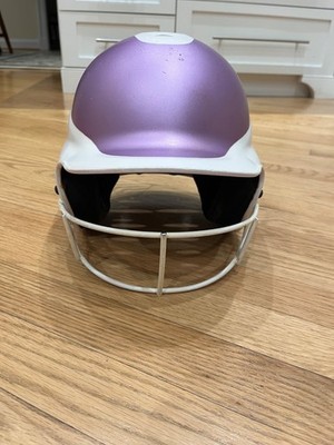 Rip-It  Vision Pro Purple and White Softball Helmet Size M/L