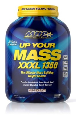 Maximum Human Performance MHP UYM XXXL 1350 Mass Building Weight Gainer Muscl...