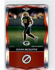 2025 Uno Elite NFL  Alt Jerseys   Foil  Red  Isaiah McDuffie