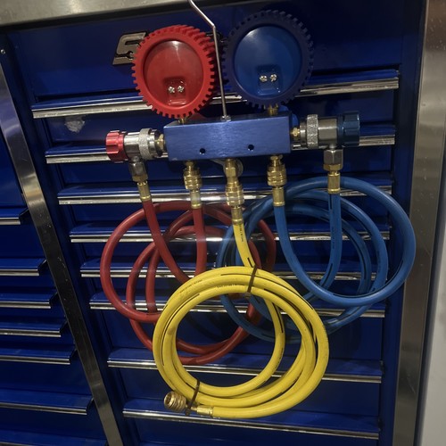 Snap-on Dual Refrigerant Manifold Test Gauge (R12/ R134a) | eBay