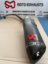 Silenziatore scarico completo carbonio Honda CBR 125 / 150 R Akrapovic 2011 - 2016
