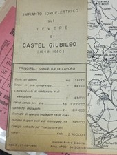 Castel Giubileo Roma 1948 1950 Enorme Progetto Impianto Idroelettrico Sul Tevere
