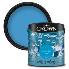 Crown Paint Matt  Emulsion Walls & Ceilings 2.5L All Colours