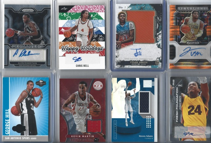 *13 BASKETBALL AUTOS GAME USED JERSEYS RELICS PATCHES CARD LOT*