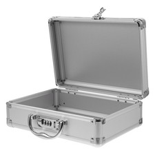 Aluminum Case Tool Box with Handle Portable Password Toolbox Briefcase