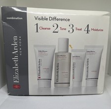 Elizabeth Arden Visible Difference Set 4 Steps Damaged Box 