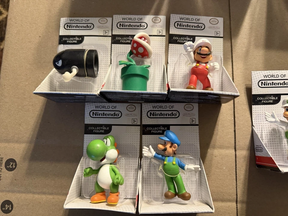 Lote de 12 FIGURAS JAKKS PACIFIC WORLD OF NINTENDO SUPER MARIO Foto 3 de 4