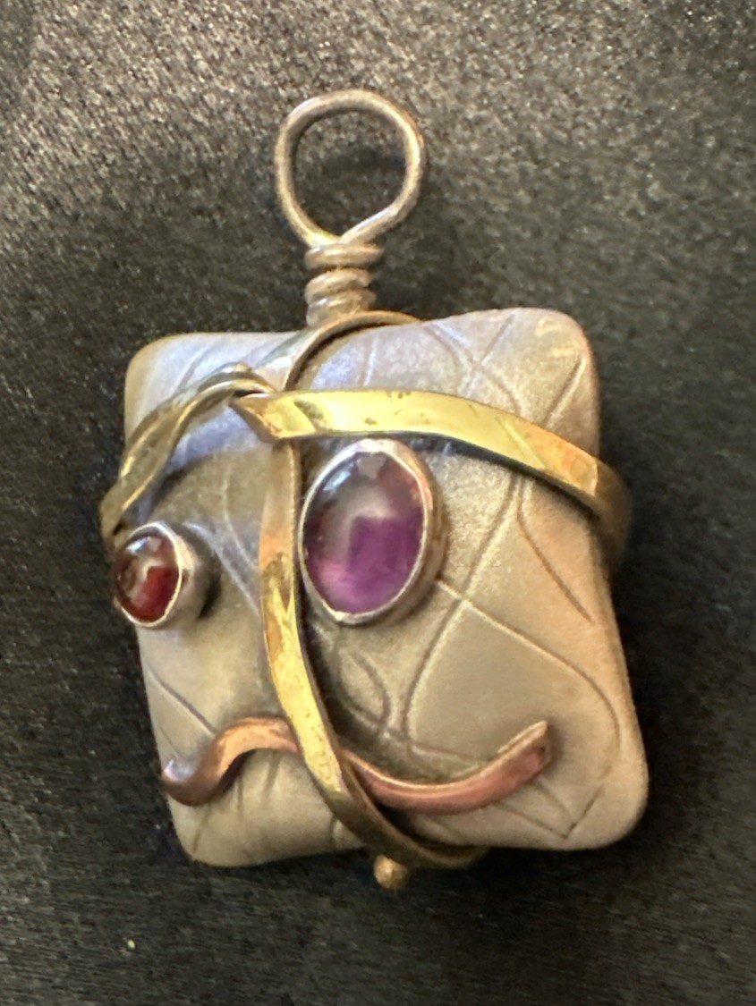 SMB Artesian Signed Sterling Silver, Multi-Metal … - image 3