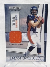 2010 Panini Rookies & Stars Longevity Dress for Success Jerseys Tim Tebow #13 RC