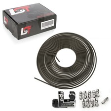 10m Bremsleitung Bremsrohr Stahl Ø 4,75mm Set +10 Schnellverbinder für Jeep