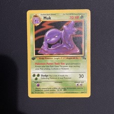 Pokémon TCG Muk Card 28/62 Rare 1st Edition Fossil NM-LP NON-HOLO