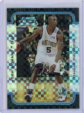 2003-04 Bowman Chrome Rookie Xfractor #111 Josh Howard No 13 of 150