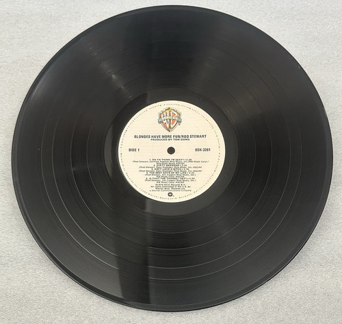 Rod Stewart Blondes Have More Fun - 1978 Vinyl Record LP - Warner BSK-3261 - Imagen 4 de 4