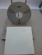 AKAI OEM 10.5" Metal Reel to Reel - EMPTY - NAB Hub Metal Reel