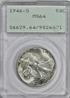 1946-S Walking Liberty MS64 Half Dollar PCGS RATTLER Graded Walker 6629 WOW!