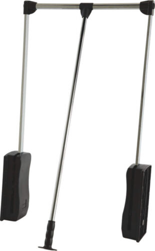Hafele Pull Down Wardrobe Closet Rod Lift - 26 LB Load Capacity in White, Chrome - Picture 15 of 17