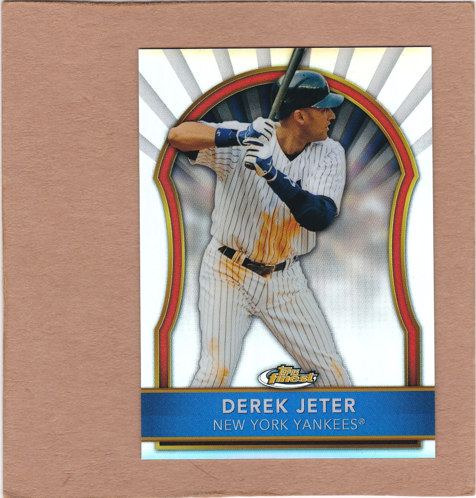 2011 Topps Finest Refractor #28 Derek Jeter /549 NM SP.  Sharp Card