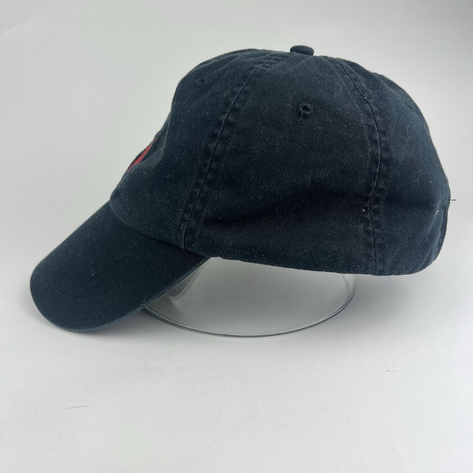 Polo Ralph Lauren Strapback Cappello Berretto Regolabile Piccolo Pony Uomo Donna Nero Rosso