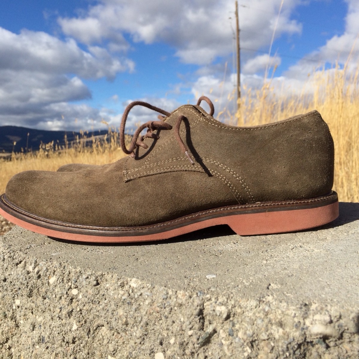 1901 Men’s Leather / Shoes / Short boots / lace up / Brown / size 9.5 Men main image 2
