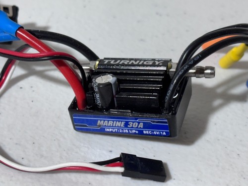 Turnigy / Seaking Lot of 2 pcs Marine ESC 30A 2-3S Lipo Speed Control Used - Picture 2 of 7