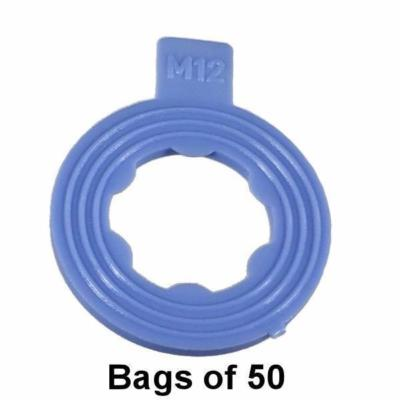#ad 50x M12 Nylon Ribbed Oil Drain Plug Gasket Washer Fits Dorman 097 116 Universal $13.99