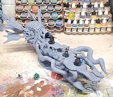 Inkblossom Mind Flayer Ship Dungeons and Dragons D D Scatter Terrain 28mm Mini