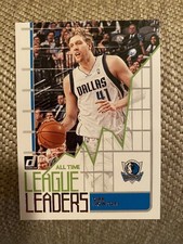 2020-21 Donruss Dirk Nowitzki All Time League Leaders #7 Dallas Mavericks