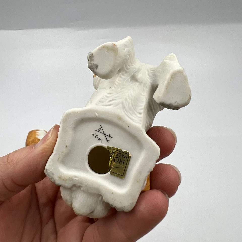 Vintage Homco Porcelain Figurines Set Cocker Spaniel Puppies #1407 Shelf Sitter - Image 4 of 4