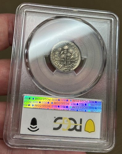 1997 Roosevelt Dime PCGS MS67 Broadstrike Minor Double-Struck Error Coin 10C - Picture 7 of 7