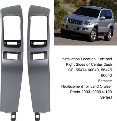 For Toyota Land Cruiser Prado 2003-2009 Instrument Air Vent Finish