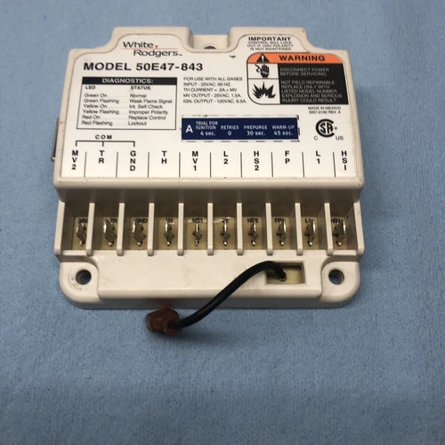 White-Rodgers Model 50E47-843  (A)  Ignition Furnace Control Module