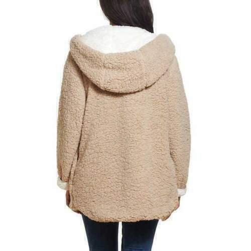 Weatherproof Women's Reversible Sherpa Plush Hooded Jacket - Bild 9 von 27