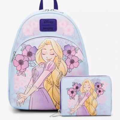 Pastel Watercolor Loungefly Set Lady and the Tramp Pastel Tulip Mini Backpack | Loungefly main image 3