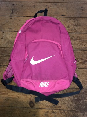 hot pink nike backpack