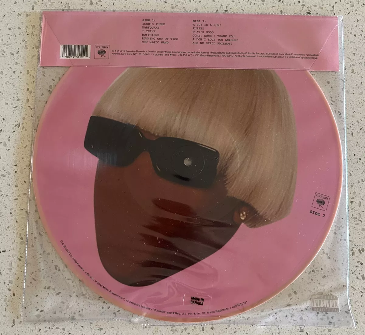 Tyler The Creator - Igor Faceless Picture Disc Vinyl In Hand Ready to Ship  190759701911