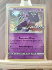 Oricorio SM19 Guardians Rising STAFF Prerelease Holo Rare Promo Pokemon Card on eBay