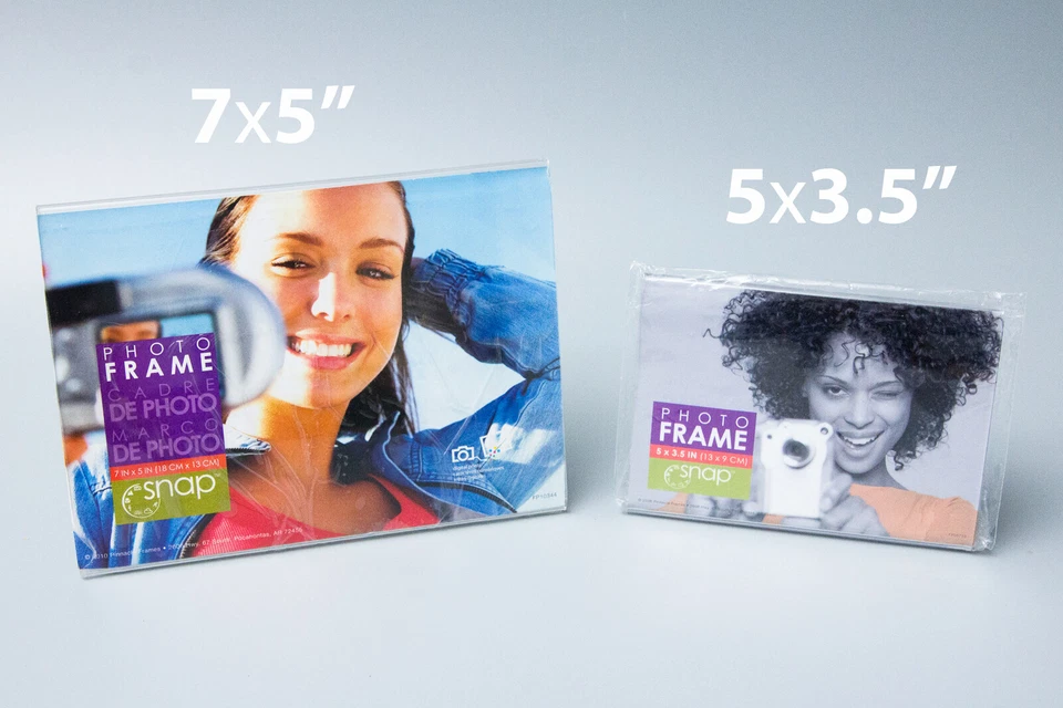 Standing Acrylic Photo Frame Lot | 8x10 / 10x8 / 7x5 / 6x4 / 5x3.5 | Free S&H ! - Image 3 of 4